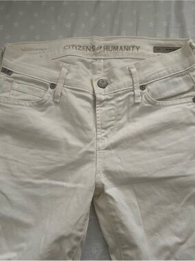 Citizens Of Humanity Women’s Cream Slim Jeans